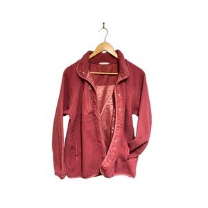 Staccato Dusty rose Red Fleece Jacket •